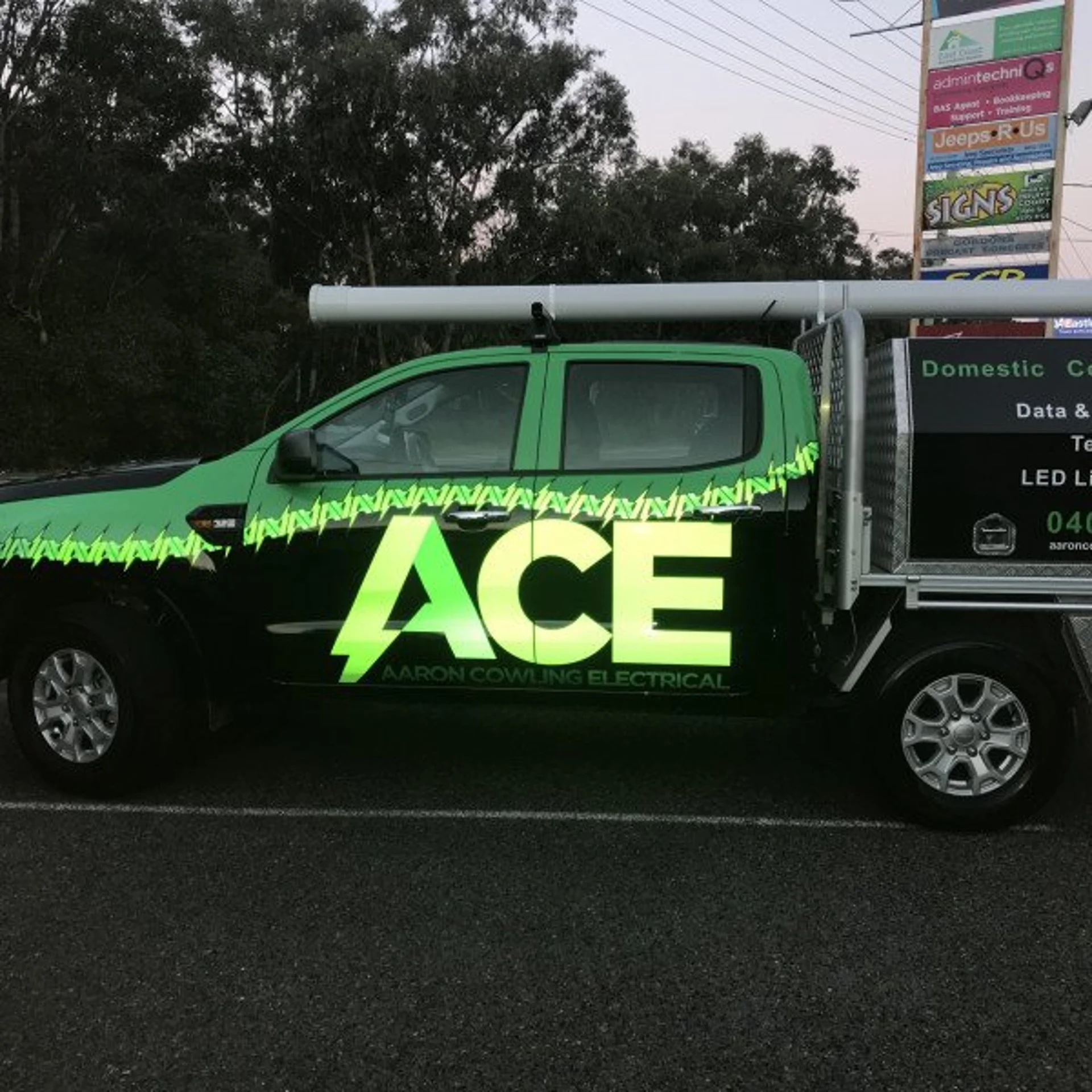 Reflective Vehicle Signage