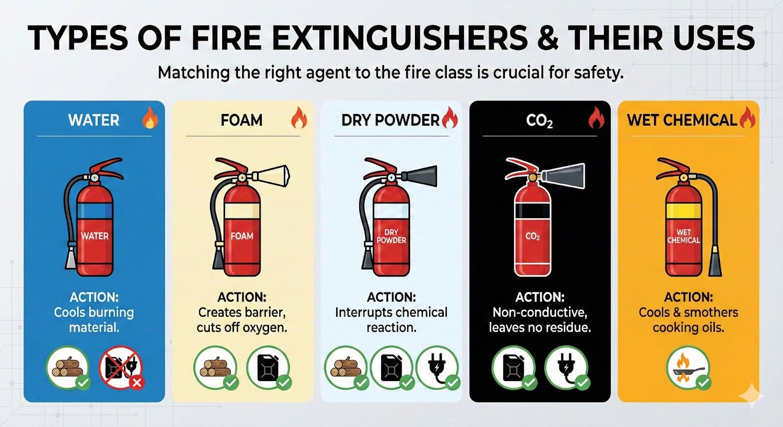 Fire Extinguisher Symbols